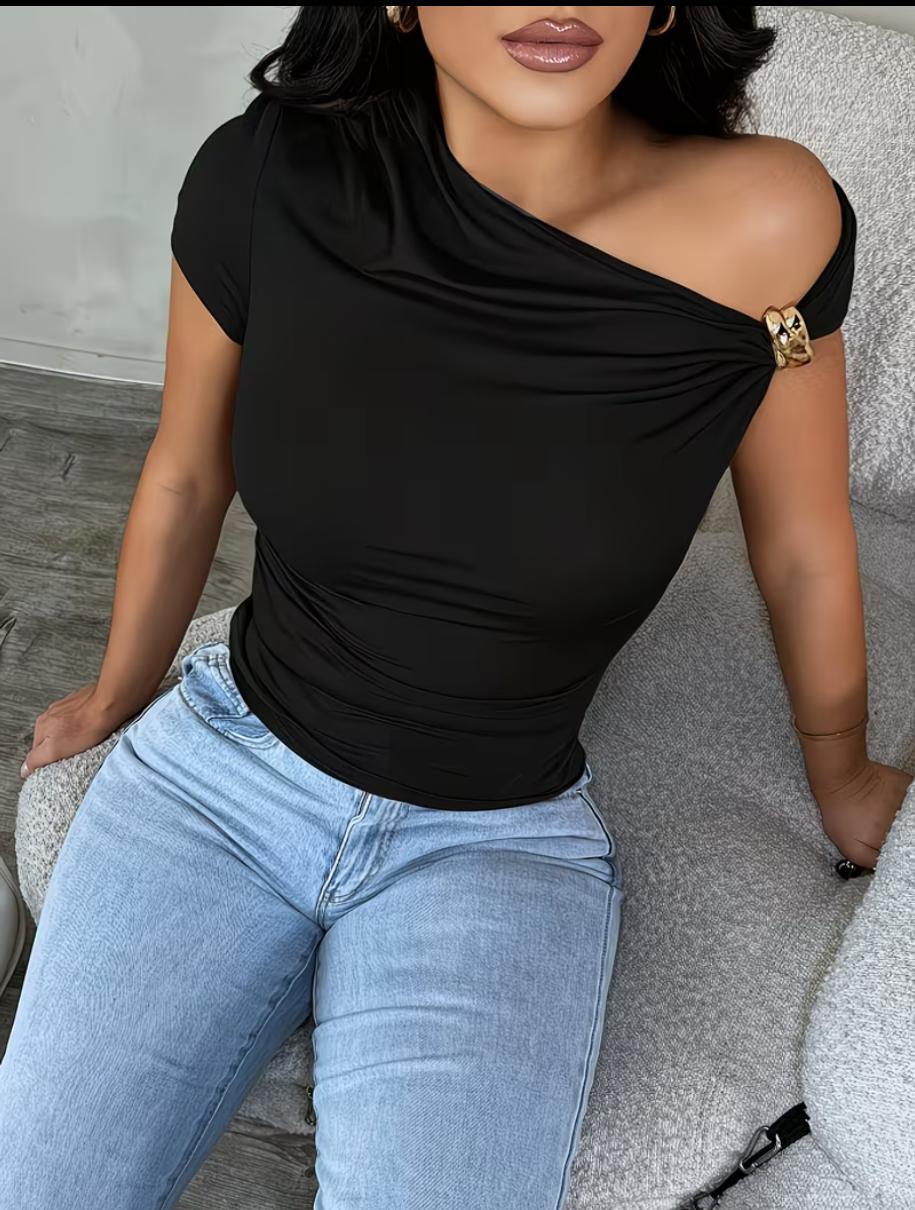 t-shirt chic manches courtes