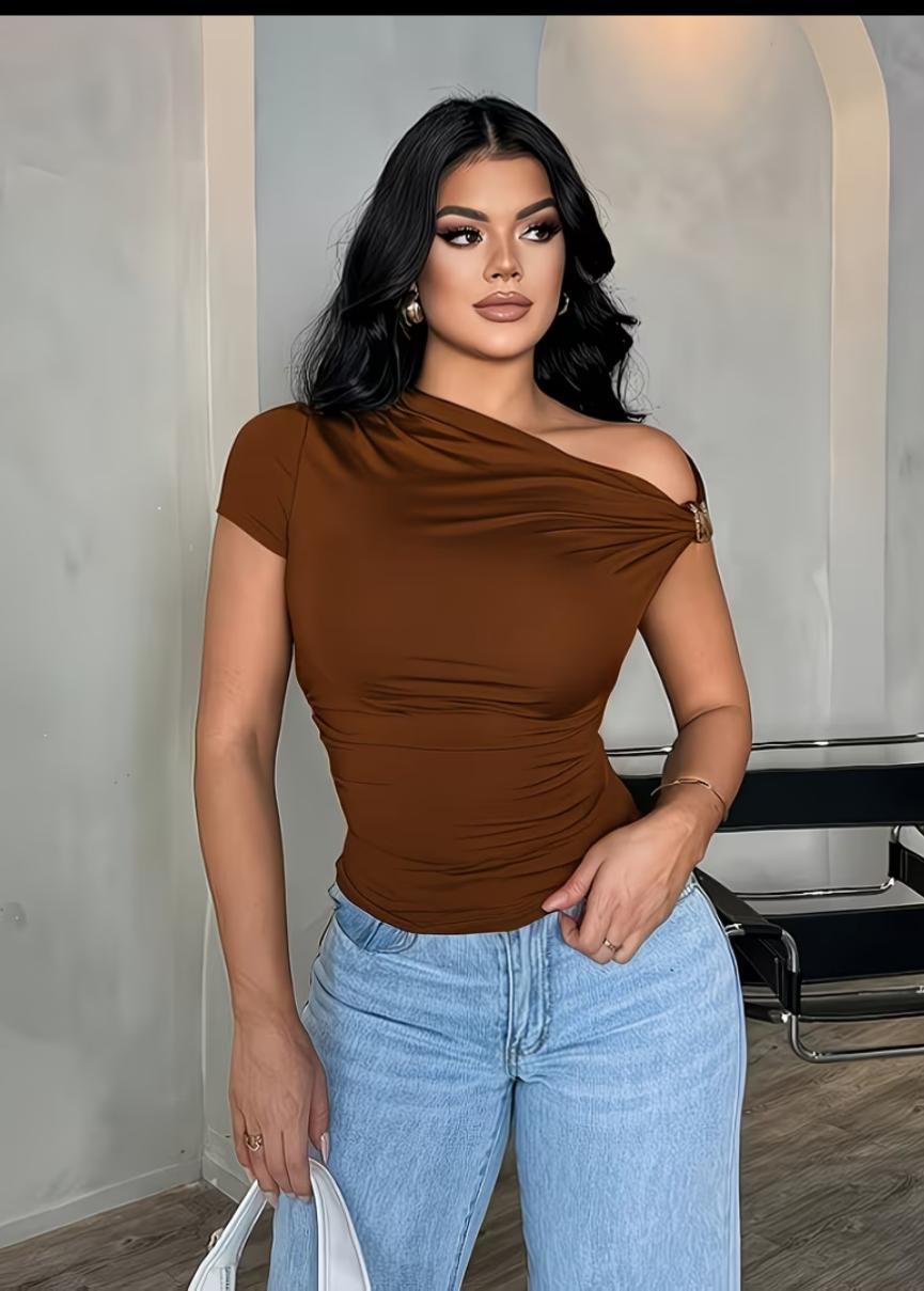 t-shirt chic manches courtes