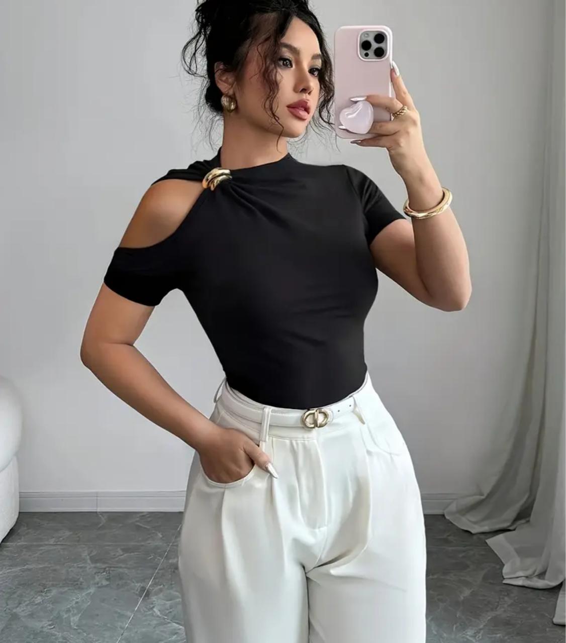 t-shirt chic manches courtes